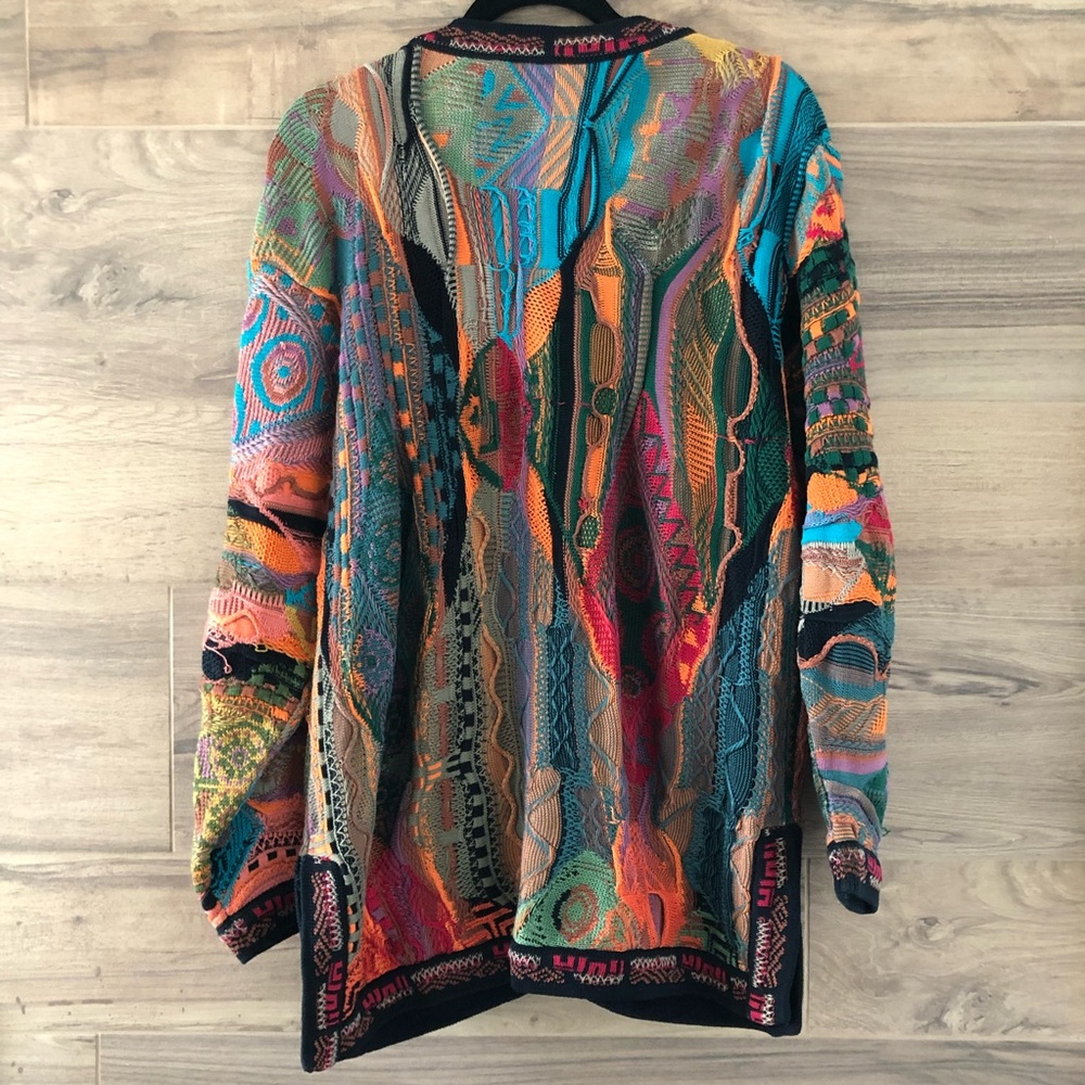 Coogi Vintage Cardigan Colorful Size S - Picture 7 of 9